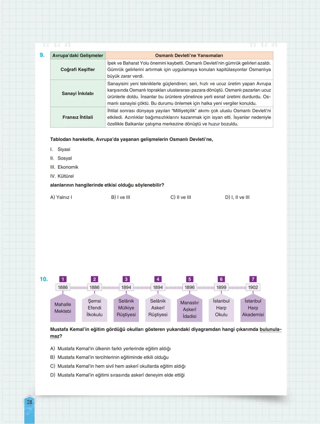 yeni nesil
kazandıran
defter
T.C. İnkılap Tarihi
ve Atatürkçülük
Akıllı Tahta
Uyumlu
Müfredata
Uyumlu
V
8
Kazanım
Odaklı
Eğlenceli
E