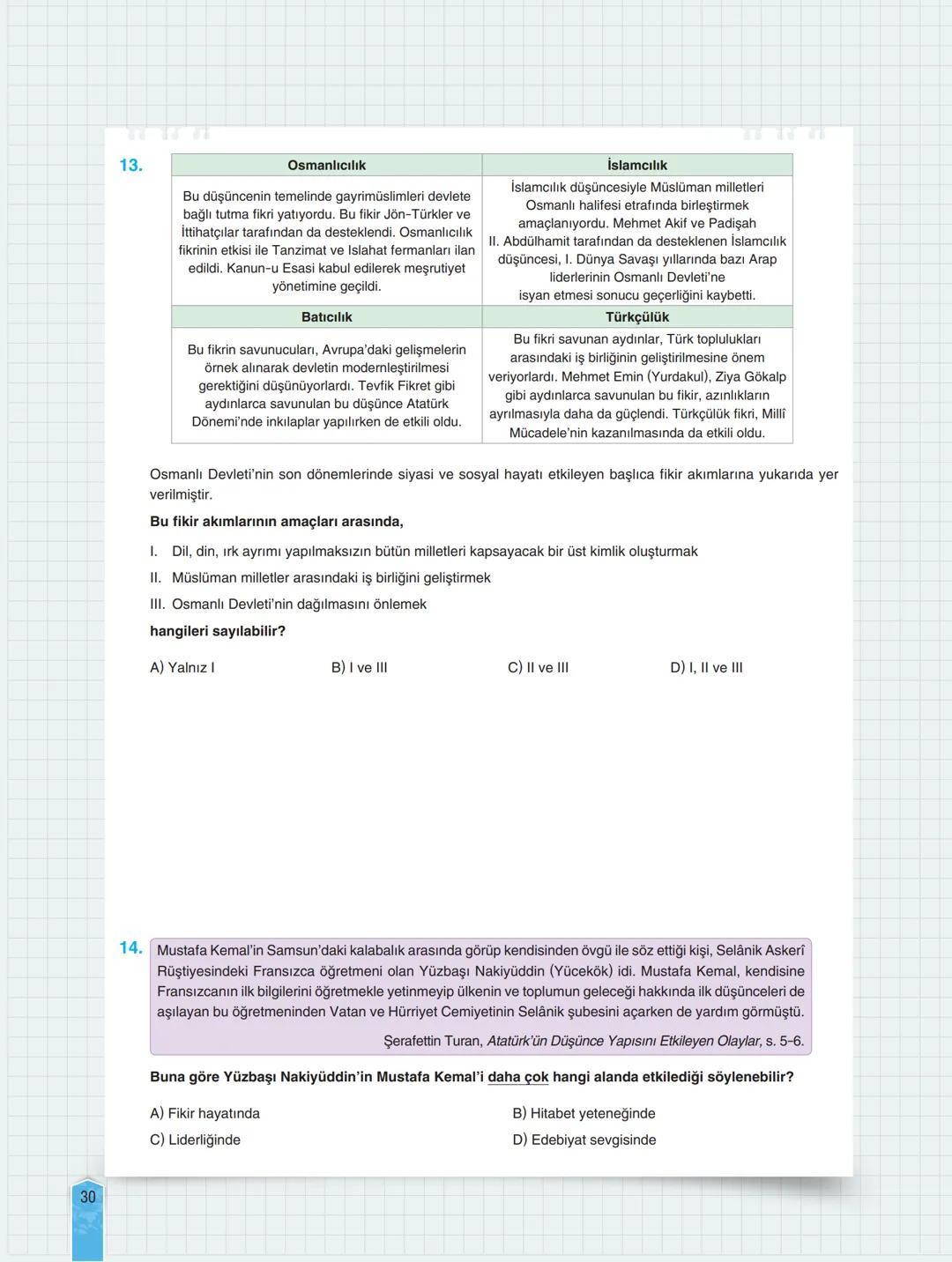 yeni nesil
kazandıran
defter
T.C. İnkılap Tarihi
ve Atatürkçülük
Akıllı Tahta
Uyumlu
Müfredata
Uyumlu
V
8
Kazanım
Odaklı
Eğlenceli
E
