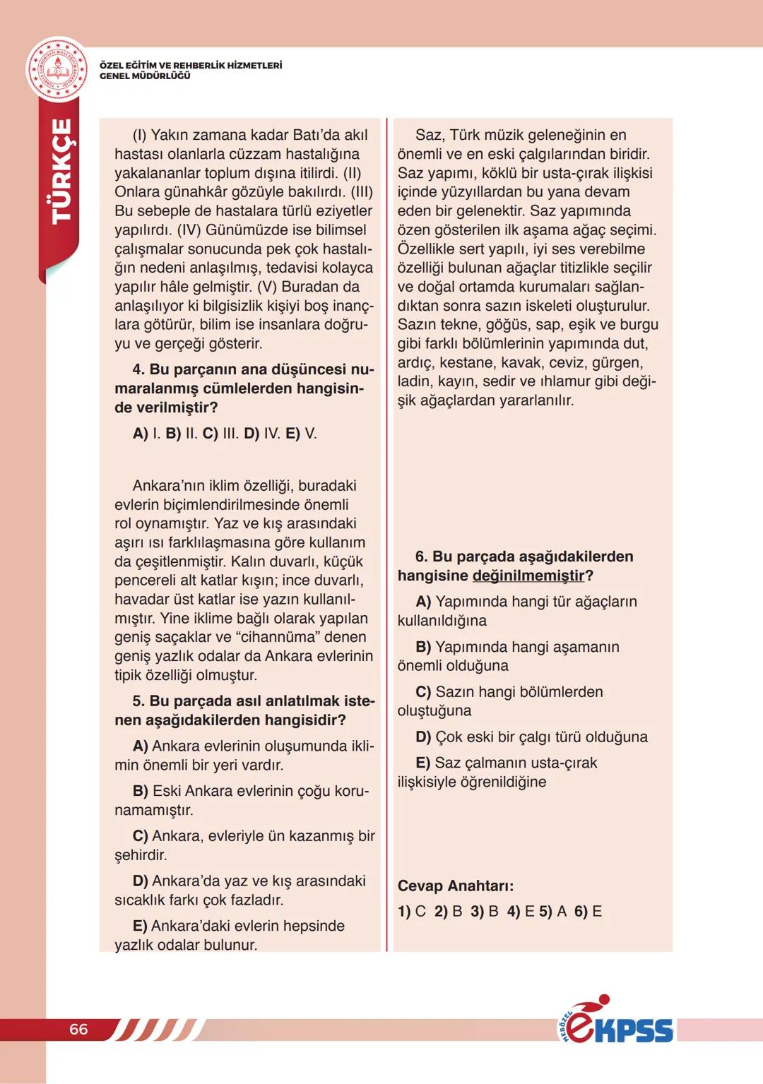 PARAGRAF BİLGİSİ
ÖZEL EĞİTİM VE REHBERLİK HİZMETLERİ
GENEL MÜDÜRLÜĞÜ
TÜRKÇE
PARAGRAF BİLGİSİ
Herhangi bir yazıda ele alınan düşünceyle ilg