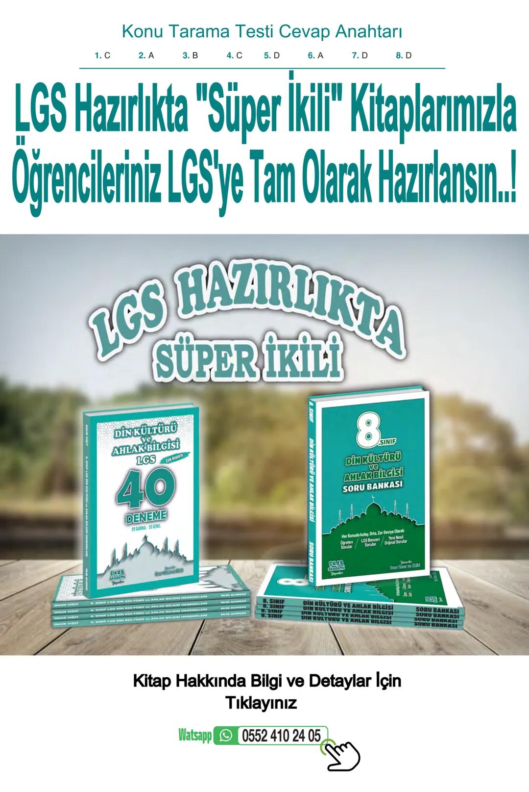 "Kader ve Evrendeki Yasalar"
8. SINIF
1. Ünite 2. Konu Fasikülü
Kader ve Evrendeki Yasalar
Evrendeki Yasalar
Allah'ın yarattığı canlı ve can