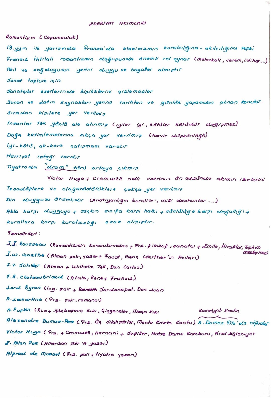 EDEBİYAT AKIMLARI
Klasisiam:
Akil ve sağduyu egemendir
17.44.da
Avrupa'da drellikle
( duygusallığa yer yoktur)
Fransa'da
qelişmiştir
1660 Ek