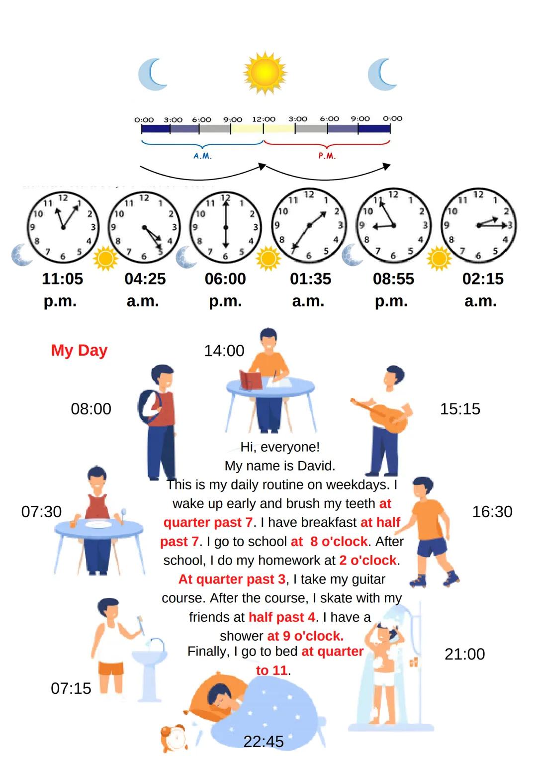 Daily Routine Vocabulary
Unit 1
LIFE
wake up
brush teeth
get dressed
have breakfast
go to school
do exercises
have a snack
read a b