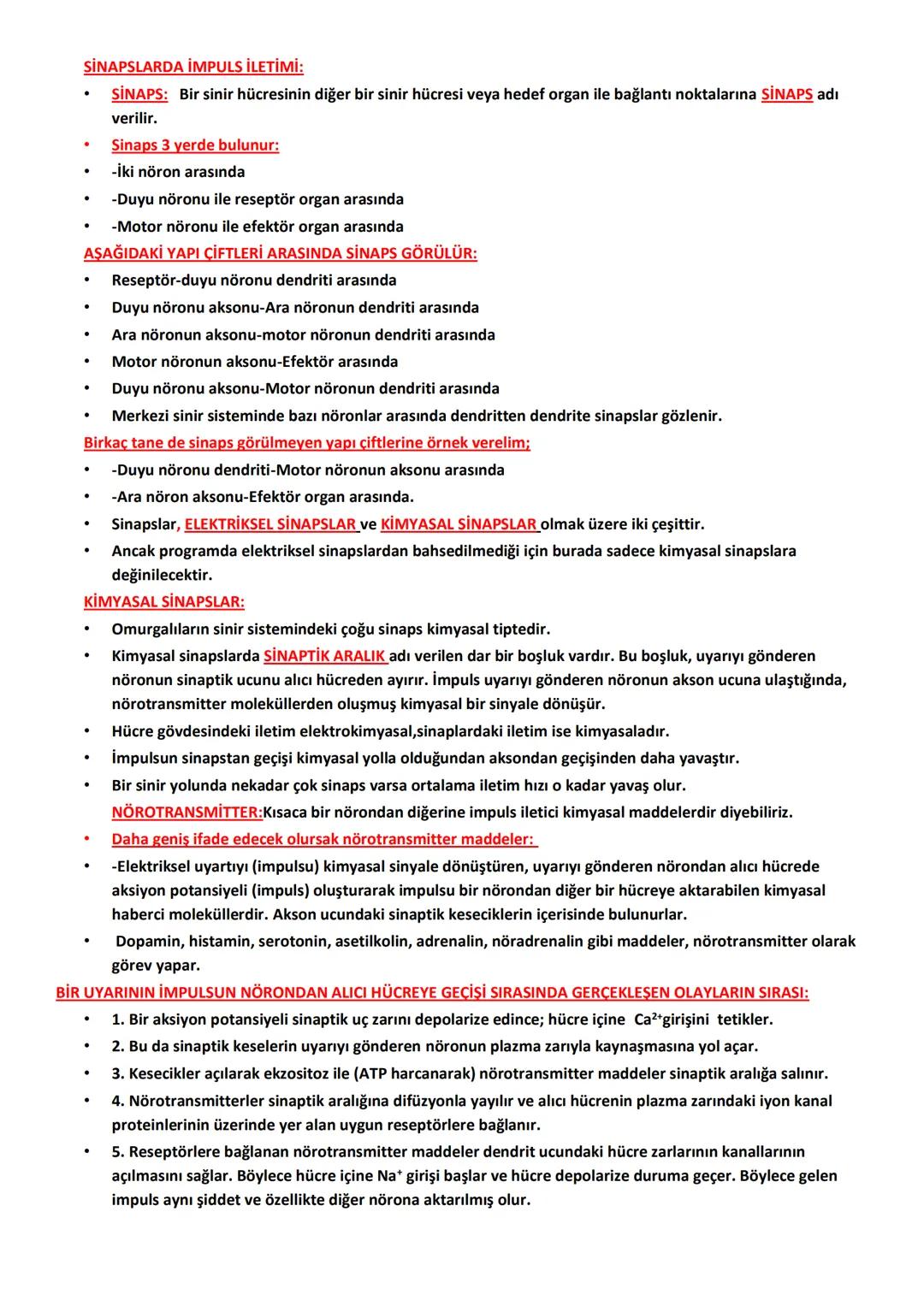 DENETLEME VE DÜZENLEME SİSTEMİ
SİNİR SİSTEMİ
Elektriksel yol ile uyarı alır ve yanıt verir.Çok hızlıdır ve çok belirli bir etkisi ve tepkisi