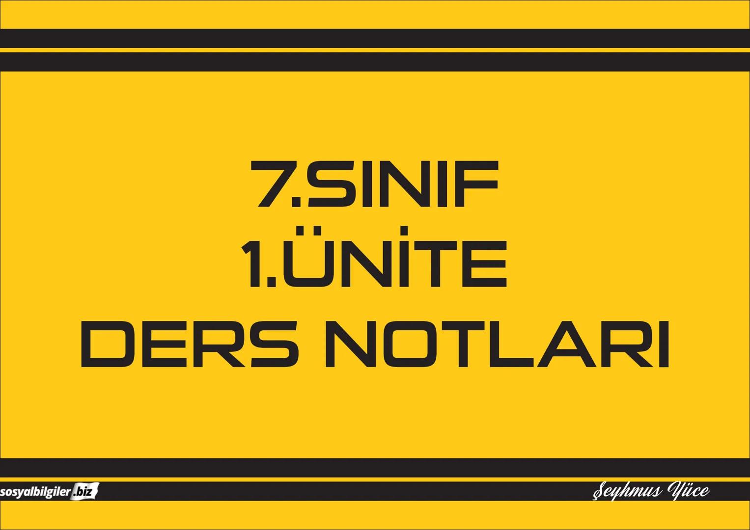 sosyalbilgiler.biz
7.SINIF
1.ÜNİTE
DERS NOTLARI
Seyhmus Yüce Birey ve Toplum
İnsandan İnsana Giden Yol
» İletişim Nedir?
İnsanlar günlük yaş