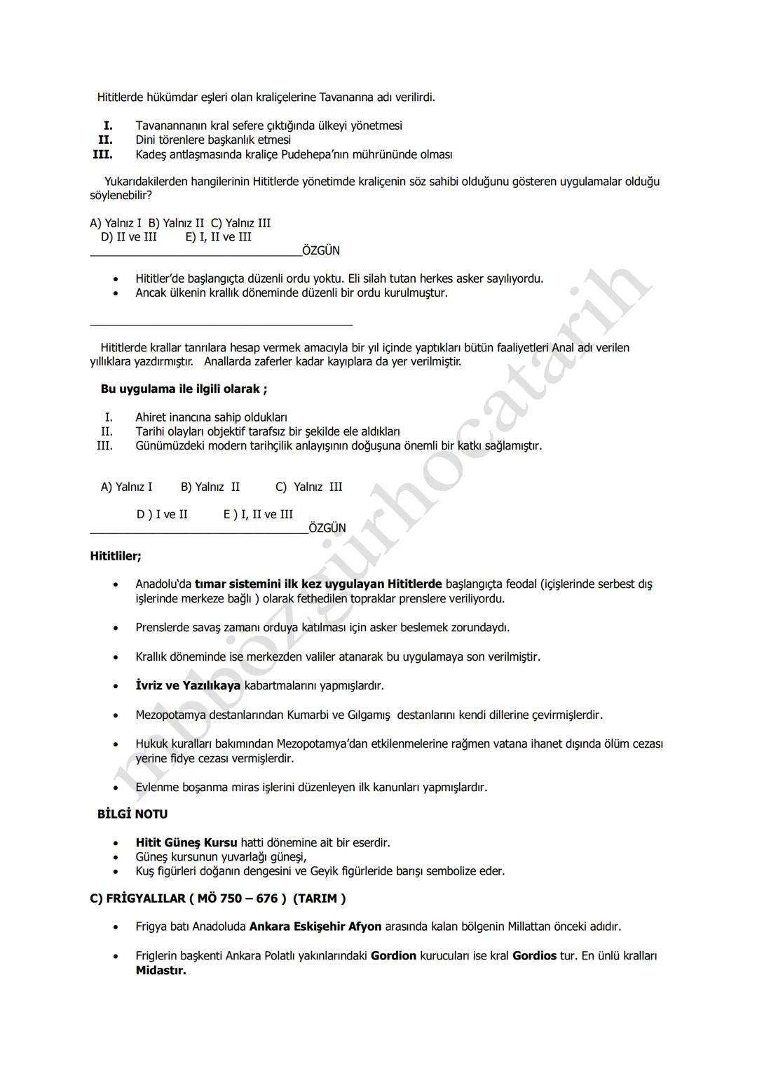 2. ÜNİTE : UYGARLIĞIN DOĞUŞU VE İLKÇAĞ UYGARLIKLARI
ANADOLU UYGARLIĞI
MÖ 2. yy'da Anadolu
200 km
PONTOS EVKSEYNOS
TRAKLAR
MISYA
FRIGYA