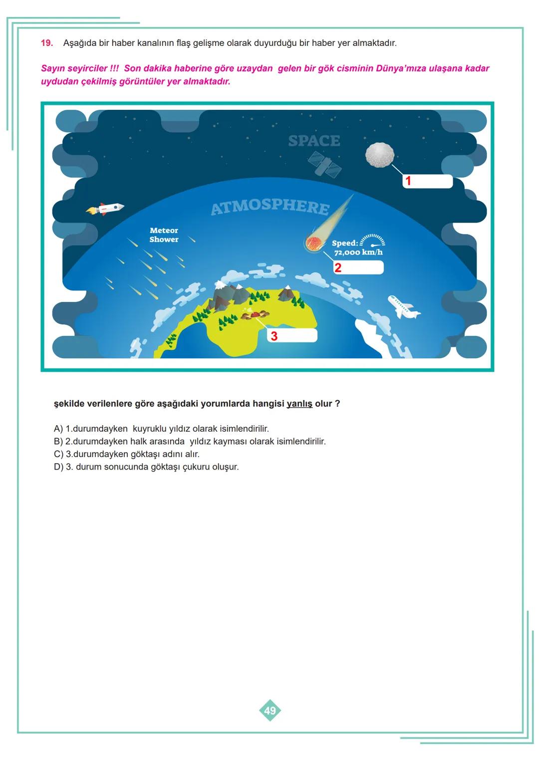 6.SINIF 1. ÜNİTE
ÇALIŞMA FASİKÜLÜ
FEN BİLİMLERİ
Bu kitapçık HATAY Ölçme Değerlendirme Merkezi
tarafından hazırlanmıştır. ETKİNLİK - 1
1
2
3