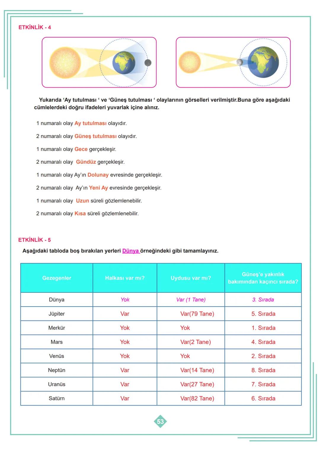 6.SINIF 1. ÜNİTE
ÇALIŞMA FASİKÜLÜ
FEN BİLİMLERİ
Bu kitapçık HATAY Ölçme Değerlendirme Merkezi
tarafından hazırlanmıştır. ETKİNLİK - 1
1
2
3