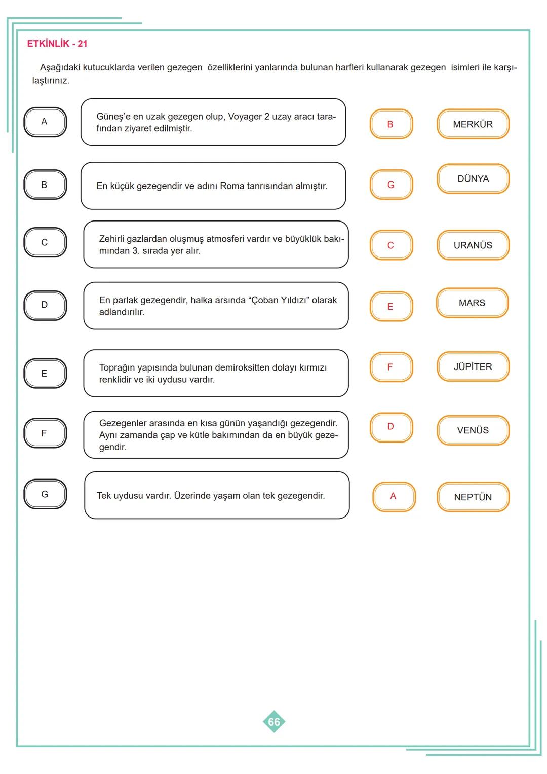 6.SINIF 1. ÜNİTE
ÇALIŞMA FASİKÜLÜ
FEN BİLİMLERİ
Bu kitapçık HATAY Ölçme Değerlendirme Merkezi
tarafından hazırlanmıştır. ETKİNLİK - 1
1
2
3