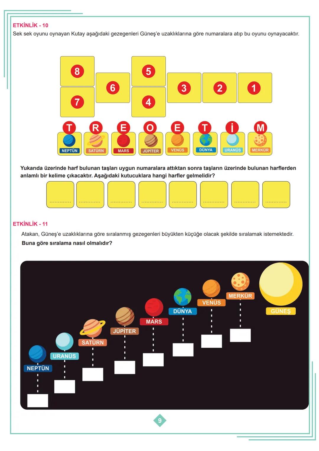 6.SINIF 1. ÜNİTE
ÇALIŞMA FASİKÜLÜ
FEN BİLİMLERİ
Bu kitapçık HATAY Ölçme Değerlendirme Merkezi
tarafından hazırlanmıştır. ETKİNLİK - 1
1
2
3