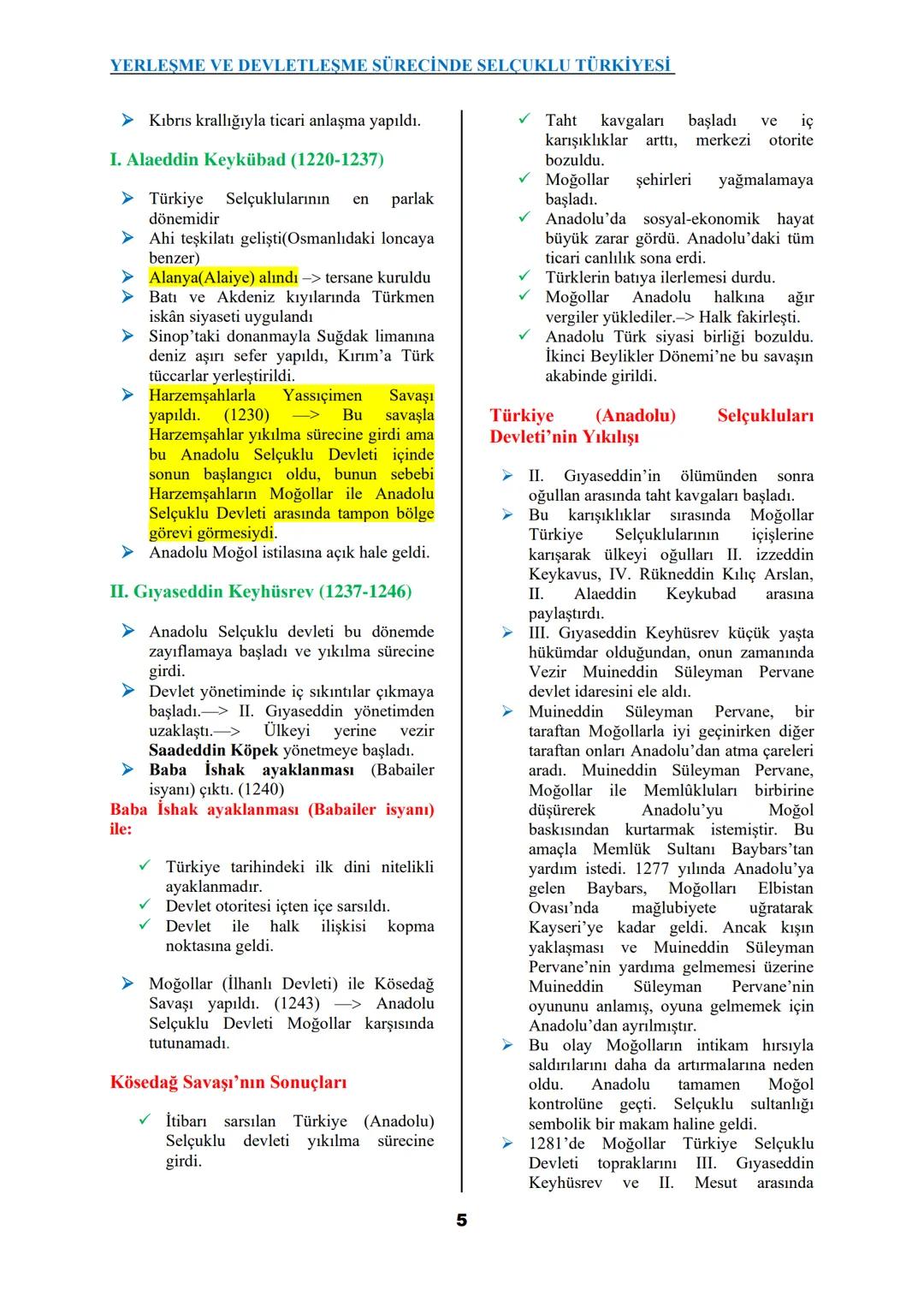 YERLEŞME VE DEVLETLEŞME SÜRECİNDE SELÇUKLU TÜRKİYESİ
1.
ÜNİTE: YERLEŞME
DEVLETLEŞME
SELÇUKLU TÜRKİYESİ
VE
SÜRECİNDE
OĞUZ GÖÇLERİ VE ANADOLU