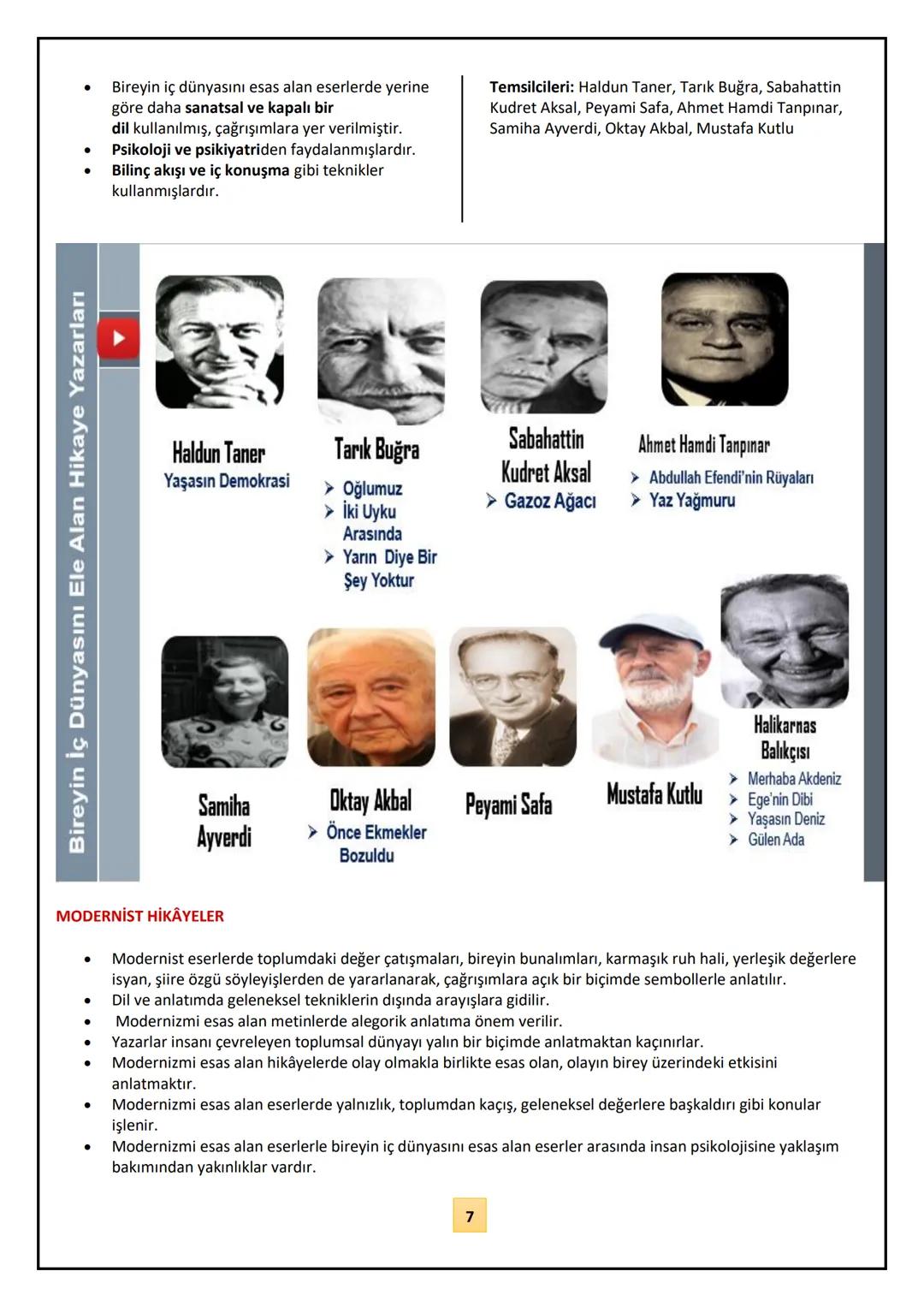 11. SINIF TÜRK DİLİ VE EDEBİYATI
DERS NOTLARI (2019-2020)
2. ÜNİTE: HİKÂYE
2.ÜNİTE: HİKÂYE (ÖYKÜ)
ÜNİTE KONULARI
1923-1940 Cumhuriyet Döne