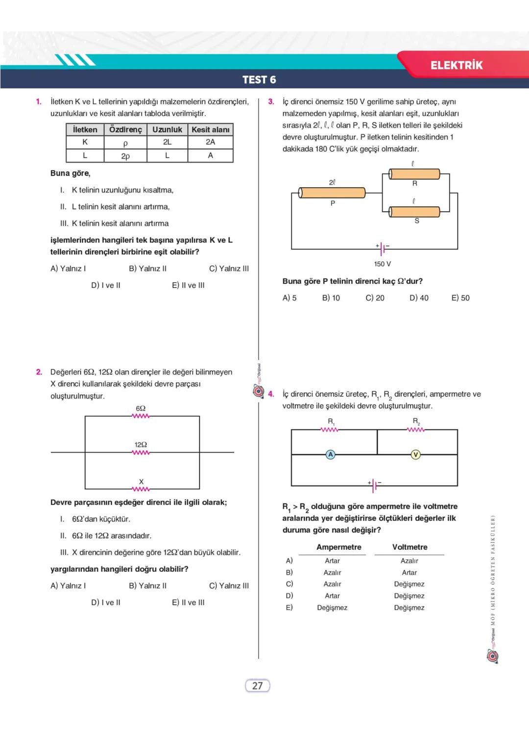 mikroOrijinal
ÜNİTE KAVRAM HARİTASI
Neden MÖF (Mikro Öğreten Fasiküller)?
• MOF'de konular alt başlıklarla kademeli olarak işlenir. Anlatıml