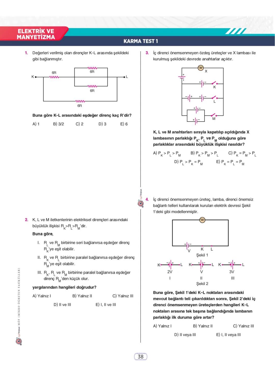mikroOrijinal
ÜNİTE KAVRAM HARİTASI
Neden MÖF (Mikro Öğreten Fasiküller)?
• MOF'de konular alt başlıklarla kademeli olarak işlenir. Anlatıml