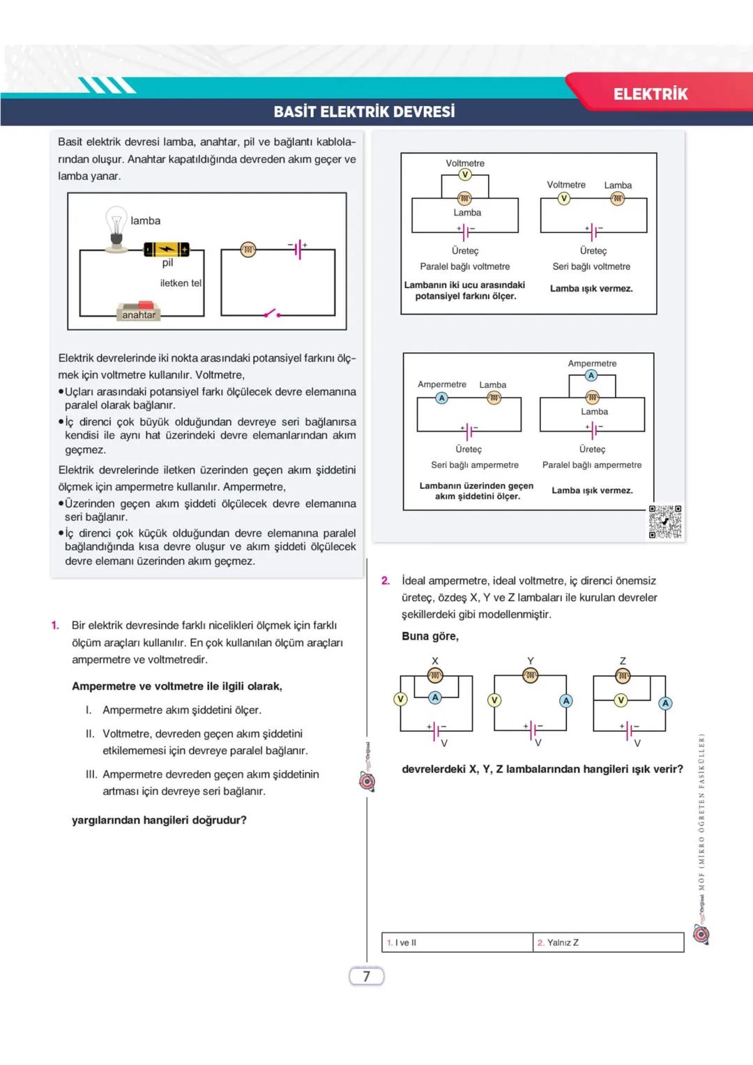 mikroOrijinal
ÜNİTE KAVRAM HARİTASI
Neden MÖF (Mikro Öğreten Fasiküller)?
• MOF'de konular alt başlıklarla kademeli olarak işlenir. Anlatıml