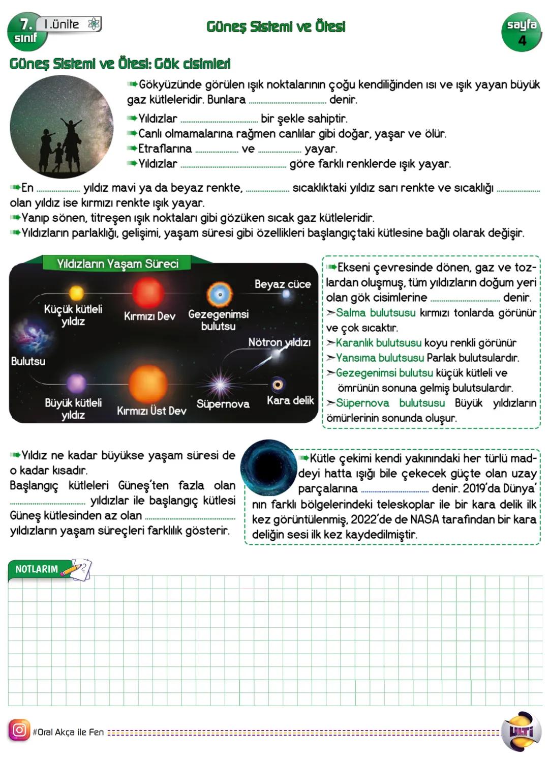7. 1.ünite
sınıf
Güneş Sistemi ve Ötesi
sayfa
1
Uzay araştırmalan
Eski çağlardan günümüze kadar uzay hakkında çeşitli çalışmalar yapılmıştı