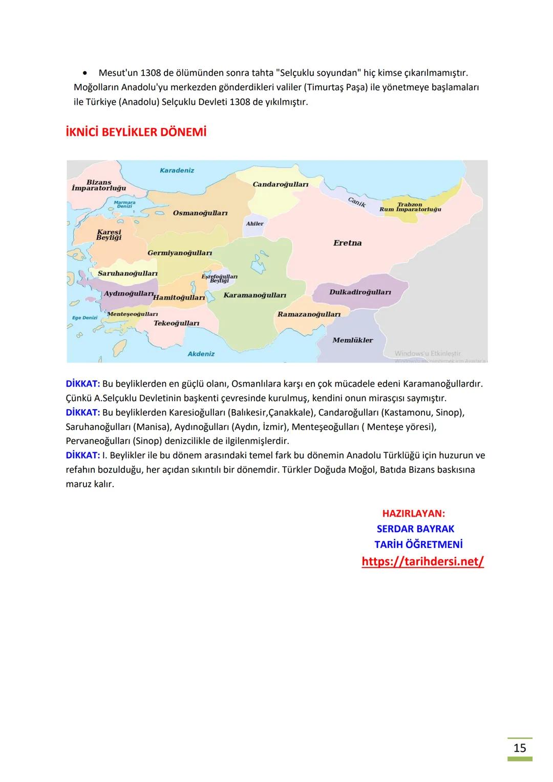 # 1. ÜNİTE: YERLEŞME VE DEVLETLEŞME SÜRECİNDE SELÇUKLU
TÜRKİYE'Sİ
## KONU 1: TÜRKLERDEN ÖNCE ANADOLU'NUN DURUMU VE İLK TÜRK AKINLARI
### T