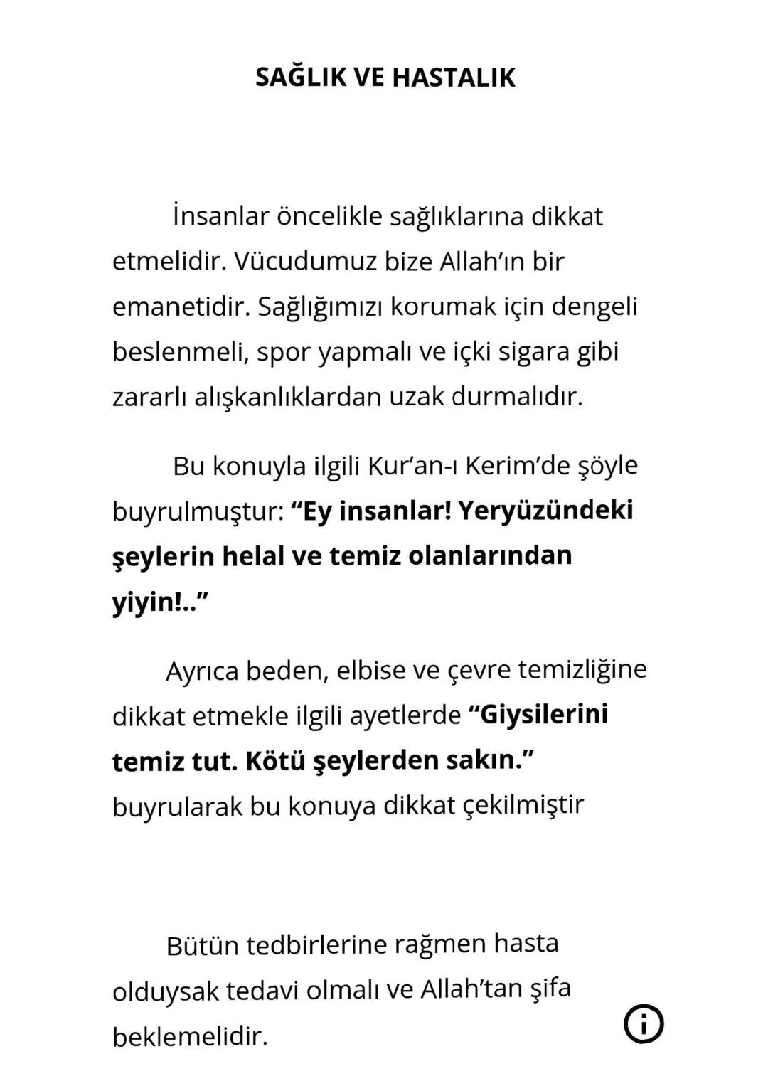 # 8. SINIF KONU
ÖZETLERİ
KADER NEDİR?
* Kelime olarak kader; ölçü,
miktar, belirlemek, bir şeye gücü
yetmek, biçimlendirmek,
planlamak,