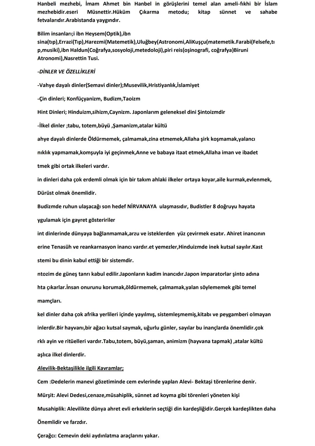 DİN KÜLTÜRÜ VE AHLAK BİLGİSİ TYT KAVRAMLARI (2020)
İslam düşüncesinde bilim ve düşüncenin gelişimi
Müslüman bilginler 9.asırdan itibaren esk