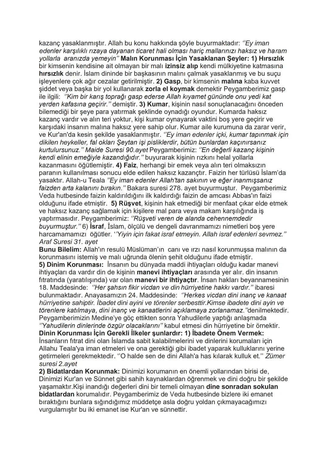 (1. Ünite) Kader ve Kaza İnancı
Kader: Ölçü, kanun,düzen, yasa, plan, kural, program, miktar, biçimlendirme, şekle
sokma, planlı bir şekilde
