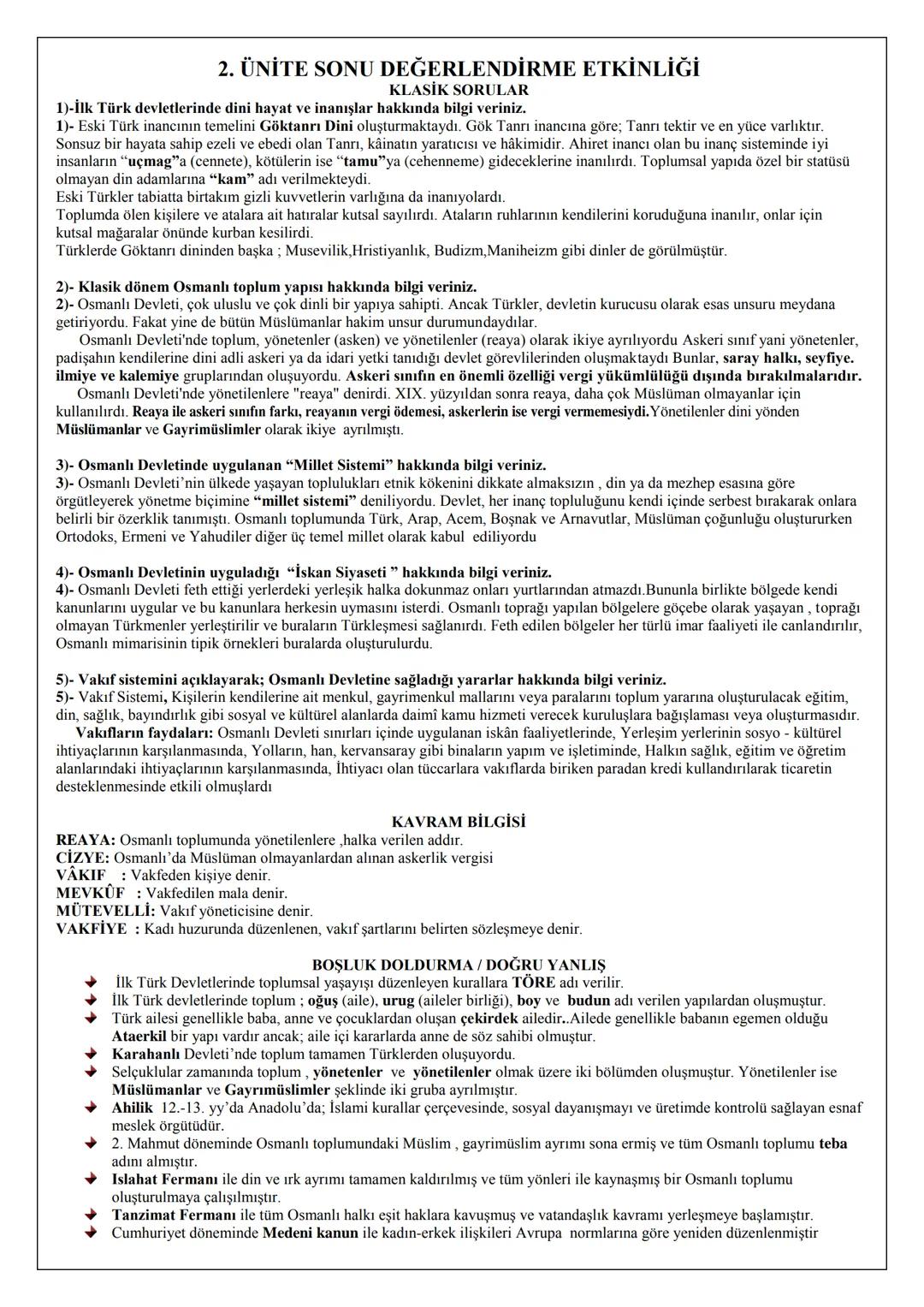 # TARİH 11
# DERS NOTLARI
Türk Kültür Tarihi
2015
MURAT KILINÇ
TARİH ÖĞRETMENİ # 1. ÜNİTE
# TÜRKLERDE DEVLET TEŞKİLATI
* A. İlk Türk