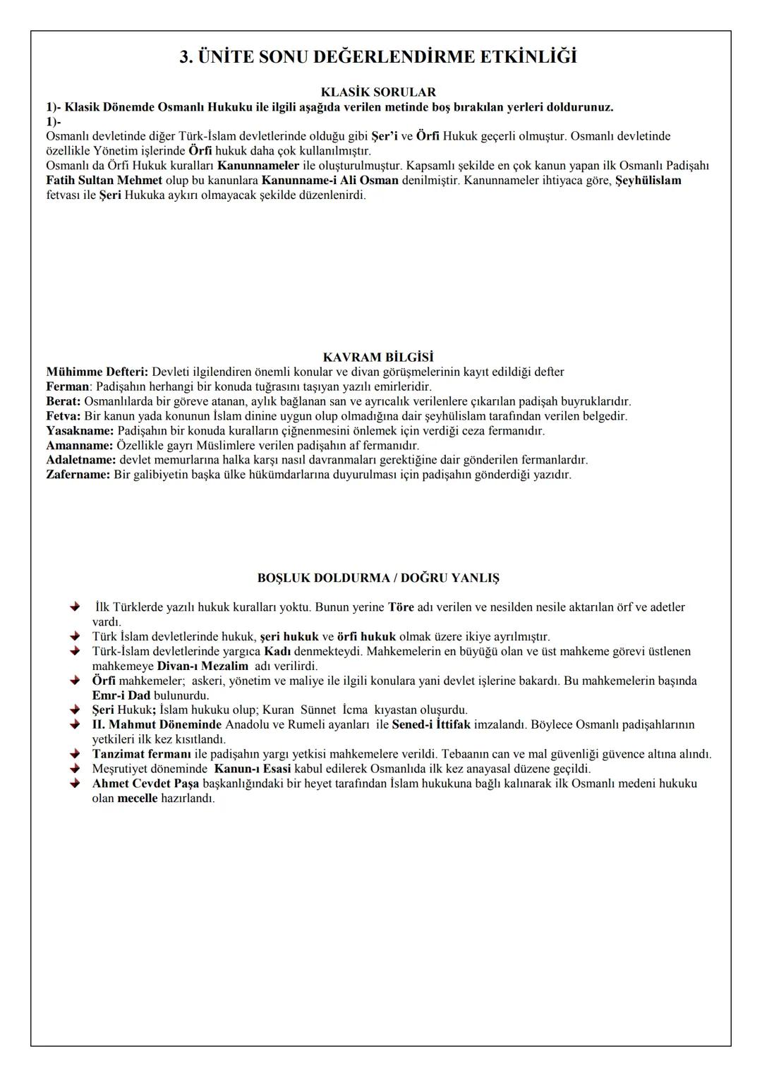 # TARİH 11
# DERS NOTLARI
Türk Kültür Tarihi
2015
MURAT KILINÇ
TARİH ÖĞRETMENİ # 1. ÜNİTE
# TÜRKLERDE DEVLET TEŞKİLATI
* A. İlk Türk