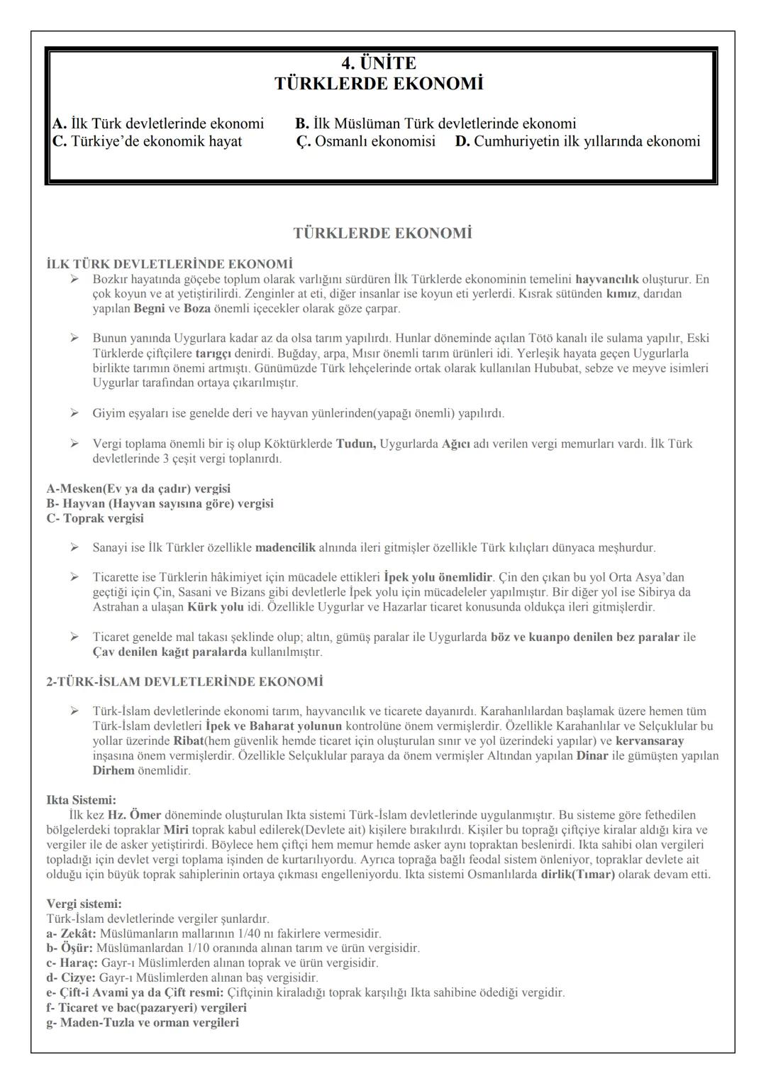 # TARİH 11
# DERS NOTLARI
Türk Kültür Tarihi
2015
MURAT KILINÇ
TARİH ÖĞRETMENİ # 1. ÜNİTE
# TÜRKLERDE DEVLET TEŞKİLATI
* A. İlk Türk