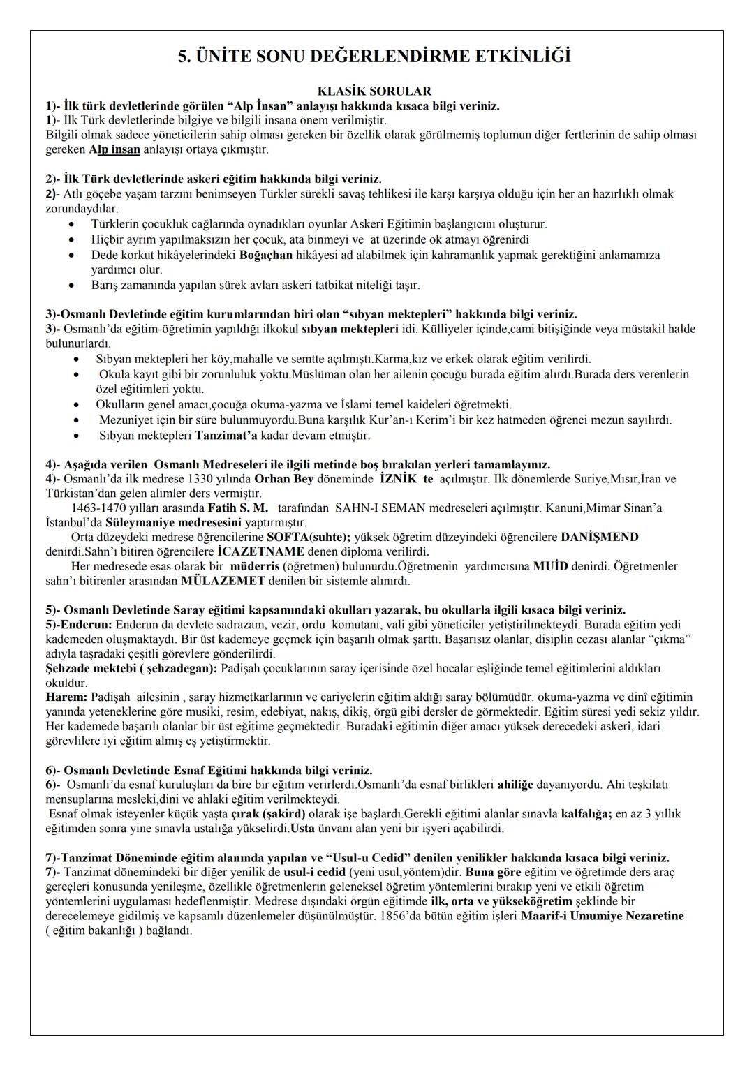 # TARİH 11
# DERS NOTLARI
Türk Kültür Tarihi
2015
MURAT KILINÇ
TARİH ÖĞRETMENİ # 1. ÜNİTE
# TÜRKLERDE DEVLET TEŞKİLATI
* A. İlk Türk
