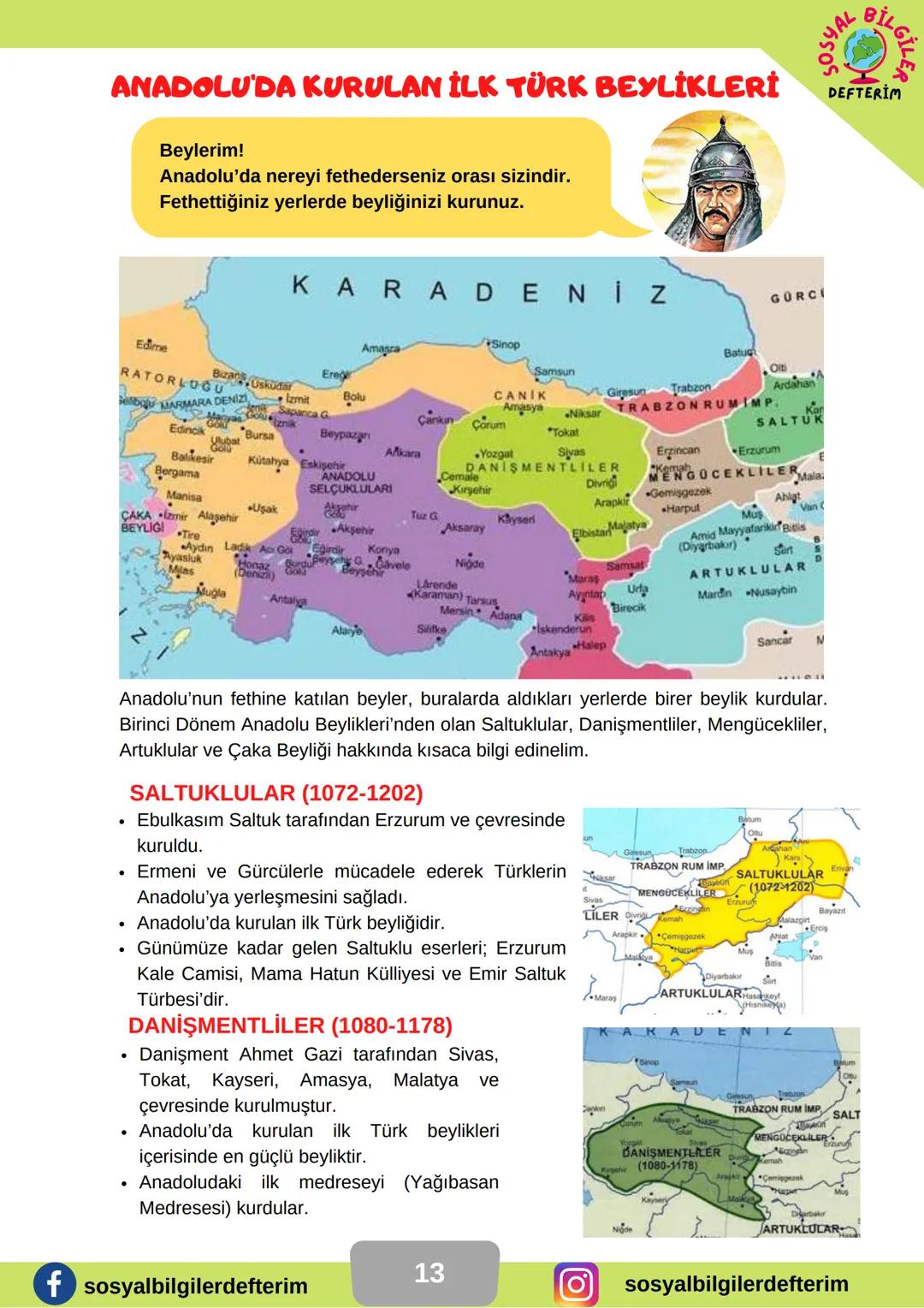 6.SINIF 2.ÜNİTE
E:
SOSYAL BİLGİLER
DERS NOTU
SOSYAL
BİLGİLER
DEFTERİM TÜRKLERİN ANAYURDU ORTA ASYA
Atlas Okyan
Ural Dağları
Aral Gölü
Sibiry
