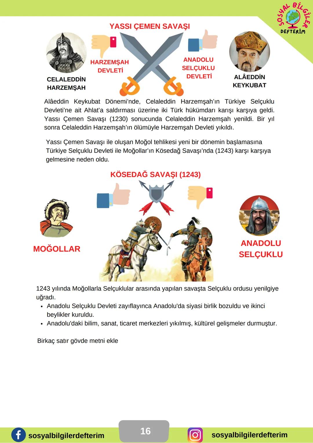 6.SINIF 2.ÜNİTE
E:
SOSYAL BİLGİLER
DERS NOTU
SOSYAL
BİLGİLER
DEFTERİM TÜRKLERİN ANAYURDU ORTA ASYA
Atlas Okyan
Ural Dağları
Aral Gölü
Sibiry