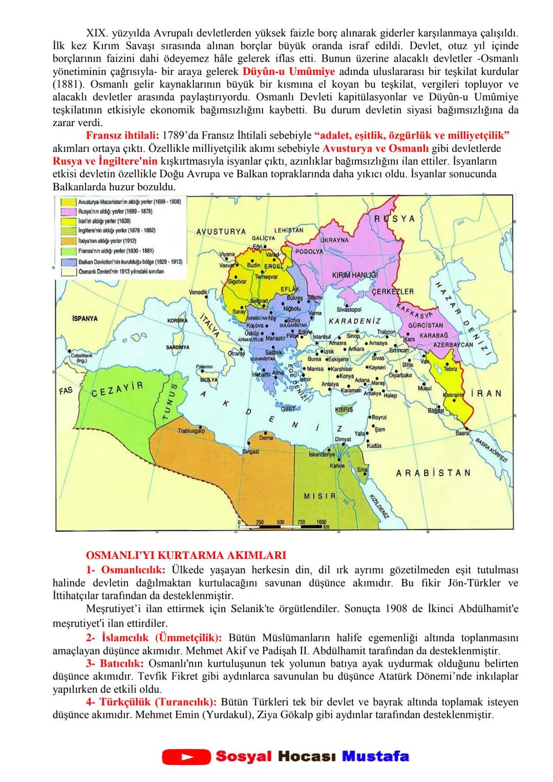 T.C. İNKILAP TARİHİ ve ATATÜRKÇÜLÜK DERSİ I.ÜNİTE DERS NOTLARI
1.ÜNİTE : BİR KAHRAMAN DOĞUYOR
UYANAN AVRUPA ve SARSILAN OSMANLI (1. Ünite-1.