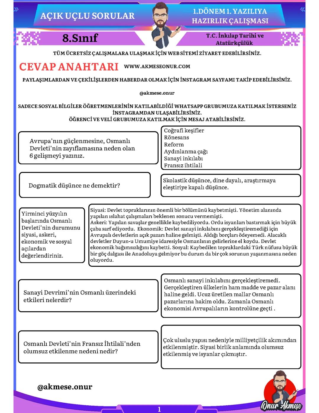 İnkılap tarihi ve Atatürkçülük