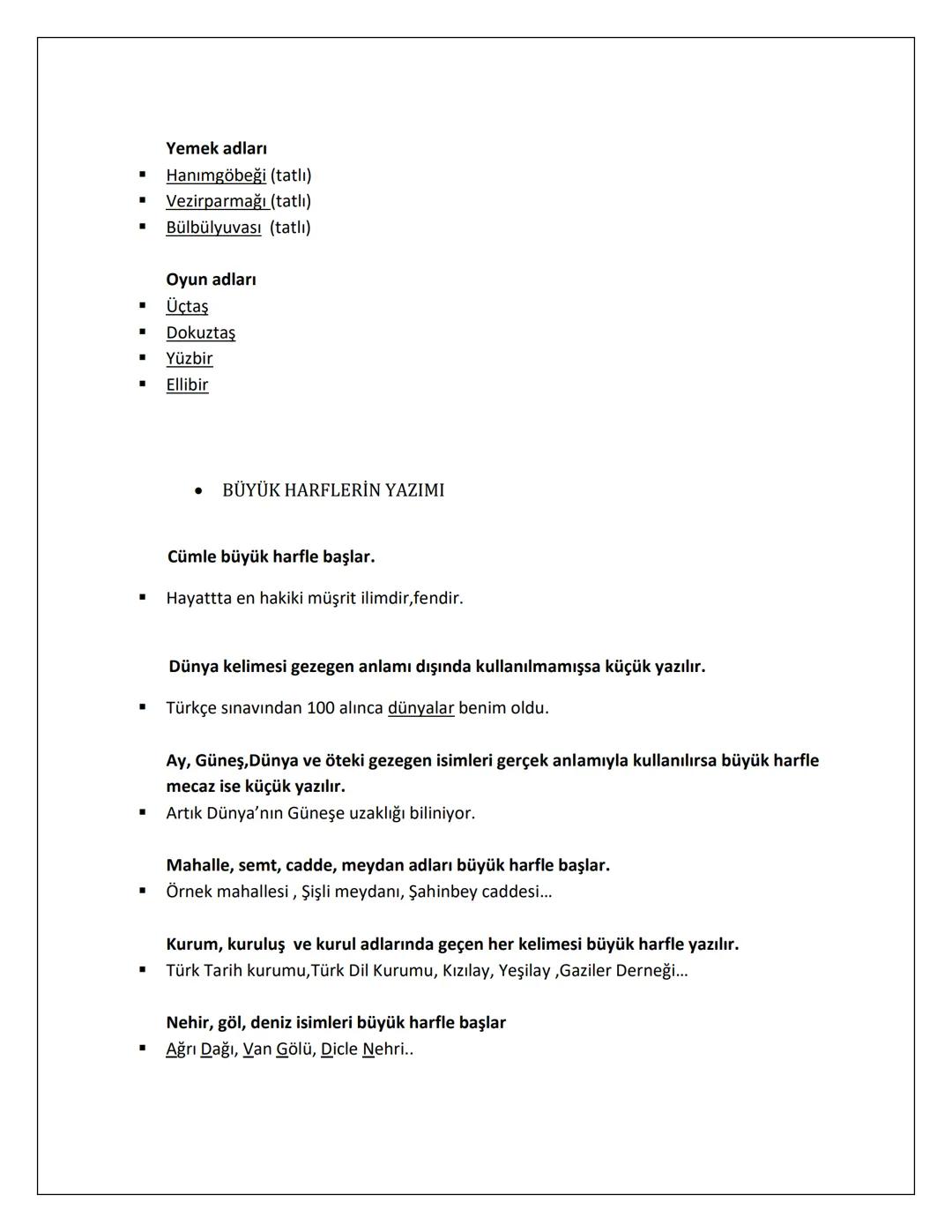 TÜRK DİL KURUMU YAZIM KILAVUZU VE KURALLARI
- İÇERİSİNDEKİLER
- BÜYÜK HARFLERİN KULLANILDIĞI YERLER
- İKİLEMELERİN YAZIMI
- SAYILARIN YAZI