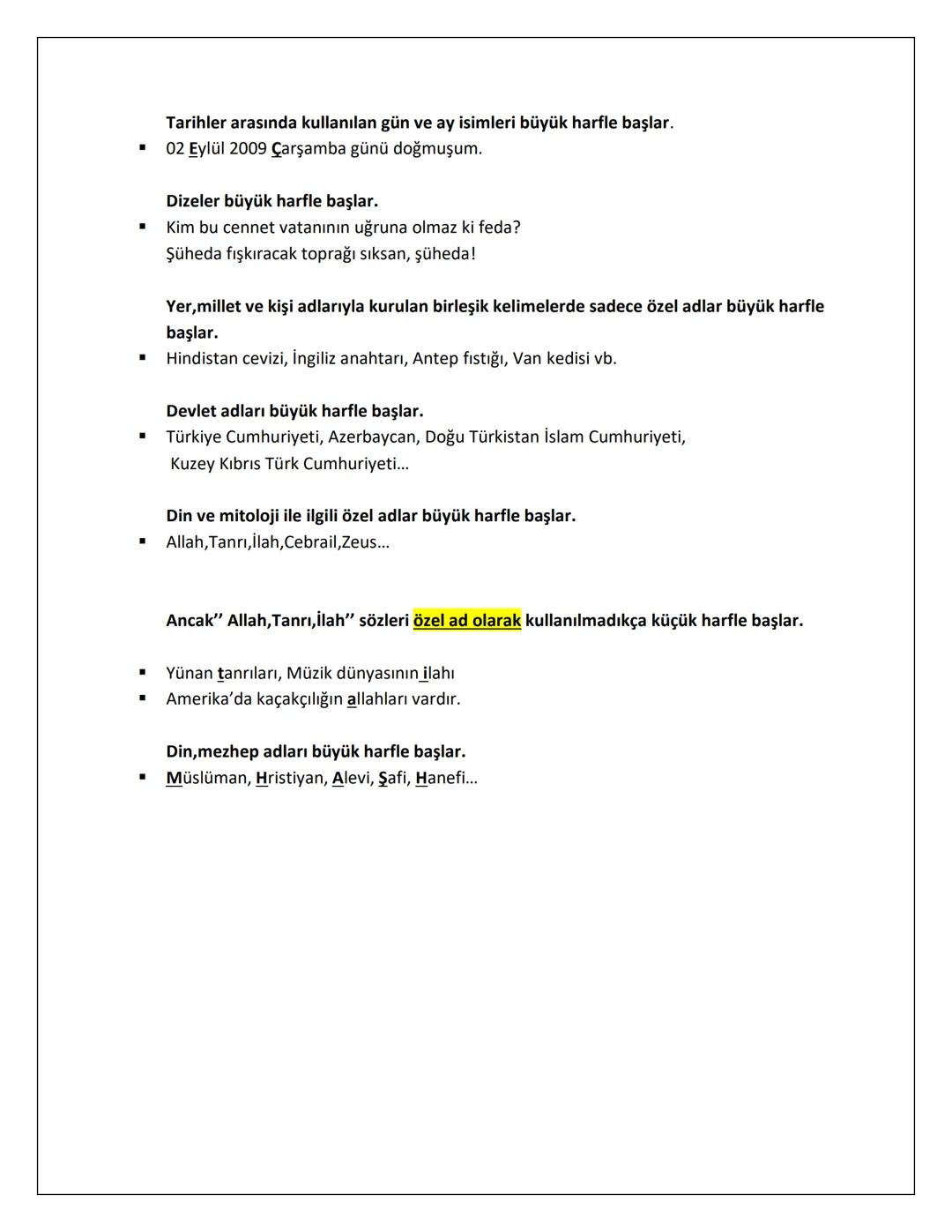 TÜRK DİL KURUMU YAZIM KILAVUZU VE KURALLARI
- İÇERİSİNDEKİLER
- BÜYÜK HARFLERİN KULLANILDIĞI YERLER
- İKİLEMELERİN YAZIMI
- SAYILARIN YAZI