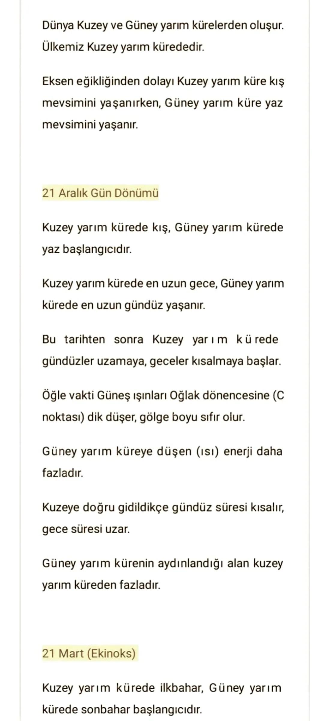 Konu: Mevsimlerin Oluşumu
Dünya'nın Şekli ve Hareketleri
Dünya'nın kendi ekseni etrafında batıdan
doğuya (saat yönü tersi) dönmesi sonucu ge