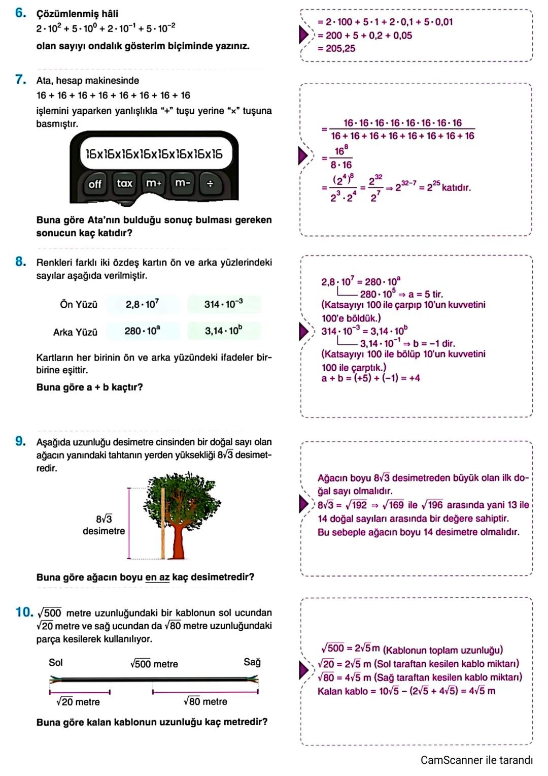 5 MATEMATİK
1. Bu sınavda 10 soru vardır.
2024-2025 EĞİTİM ÖĞRETİM YILI
2. Aşağıdaki tabloda her sorunun puan değeri verilmektedir.
1. S