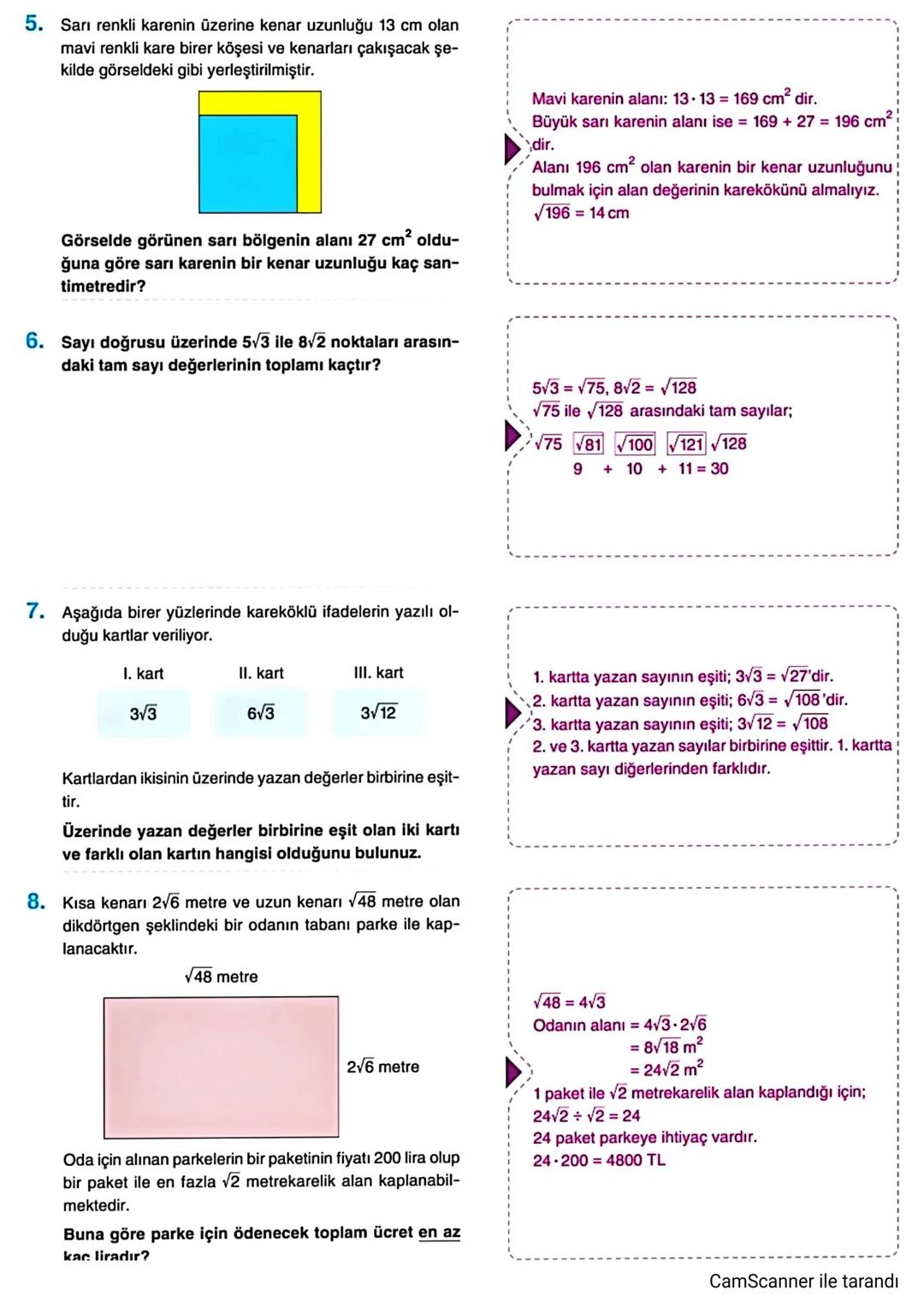 5 MATEMATİK
1. Bu sınavda 10 soru vardır.
2024-2025 EĞİTİM ÖĞRETİM YILI
2. Aşağıdaki tabloda her sorunun puan değeri verilmektedir.
1. S