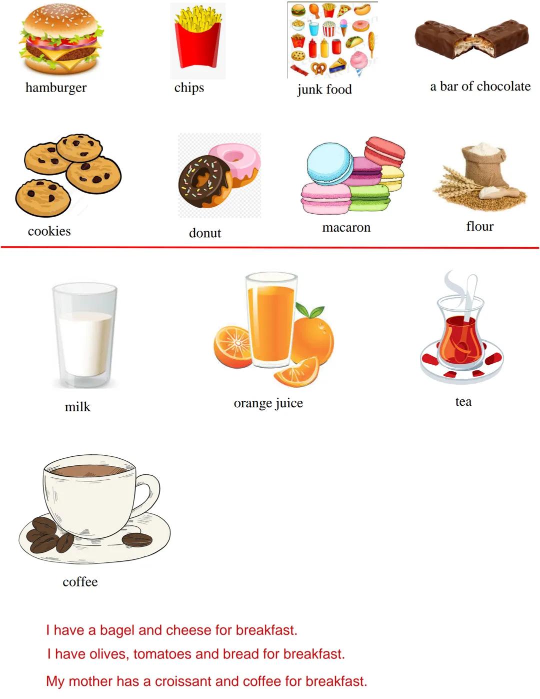 UNIT 2 YUMMY BREAKFAST
What do you eat at breakfast?
What do you drink at breakfast?
What do you have for breakfast?
ummy
in my,
Tummy
scram