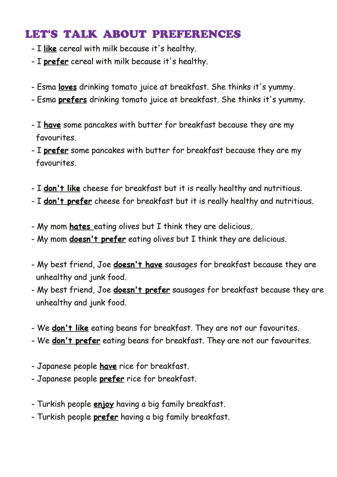 UNIT 2 YUMMY BREAKFAST
What do you eat at breakfast?
What do you drink at breakfast?
What do you have for breakfast?
ummy
in my,
Tummy
scram