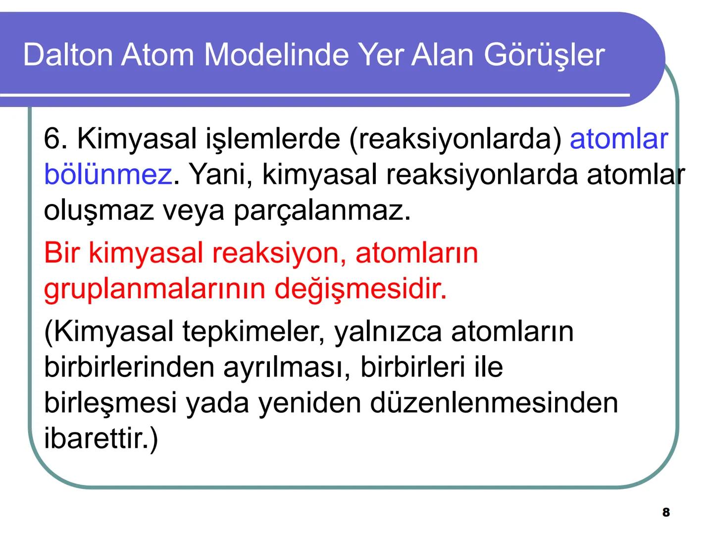 Atom Teorileri
Copyright © The McGraw-Hill Companies, Inc. Permission required for reproduction or display.
1 Atom Kuramı
Milattan önce beş