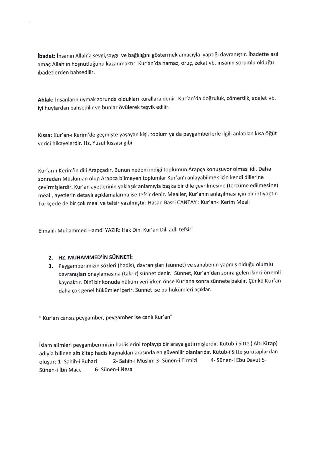 7. SINIF TEMEL DİNİ BİLGİLER KONU ÖZETLERİ
Allah insana akıl gibi büyük bir nimet ve irade vererek söz ve davranışlarında özgür kılmıştır.