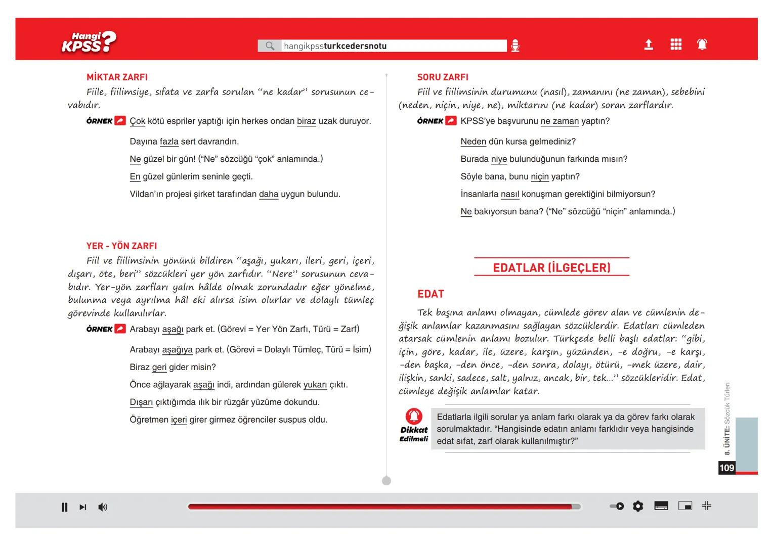 Ünite
8
Sözcük Türleri
Hangi
KPSS? 98
Hangi
Q hangikpssturkcedersnotu
Hangi Tipte Sorulur
2021 KPSS: Öznesi sıfat tamlamasıdır olarak