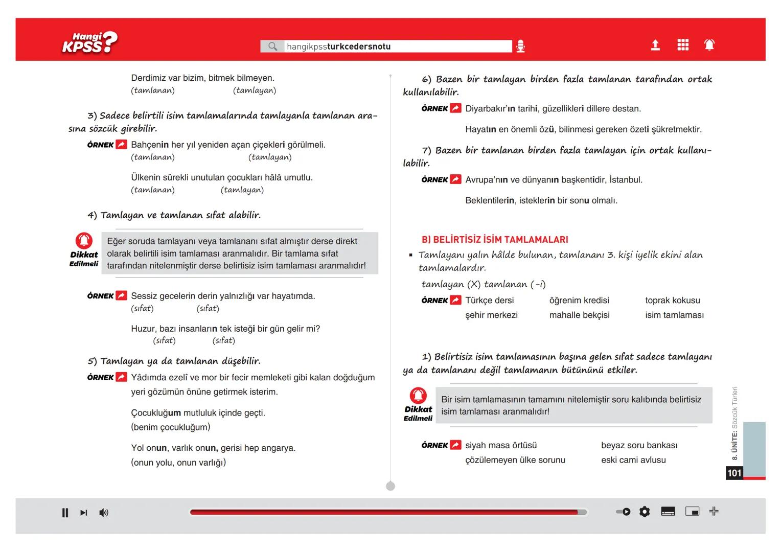 Ünite
8
Sözcük Türleri
Hangi
KPSS? 98
Hangi
Q hangikpssturkcedersnotu
Hangi Tipte Sorulur
2021 KPSS: Öznesi sıfat tamlamasıdır olarak