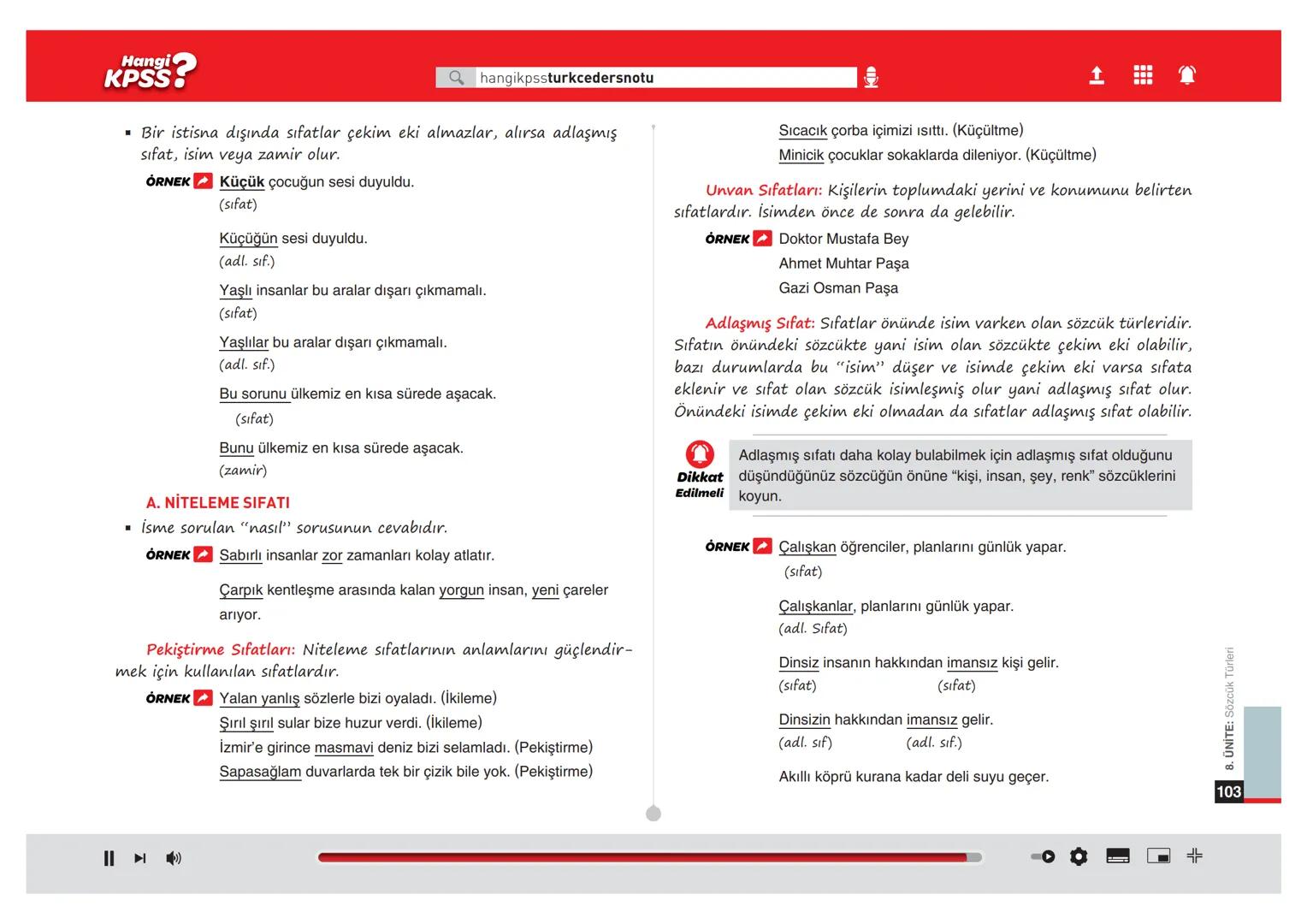 Ünite
8
Sözcük Türleri
Hangi
KPSS? 98
Hangi
Q hangikpssturkcedersnotu
Hangi Tipte Sorulur
2021 KPSS: Öznesi sıfat tamlamasıdır olarak