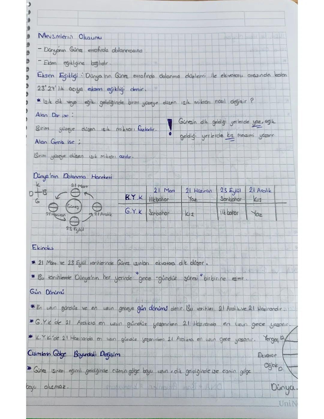 Fen bilimleri 1. dönem 1.yazılı notları