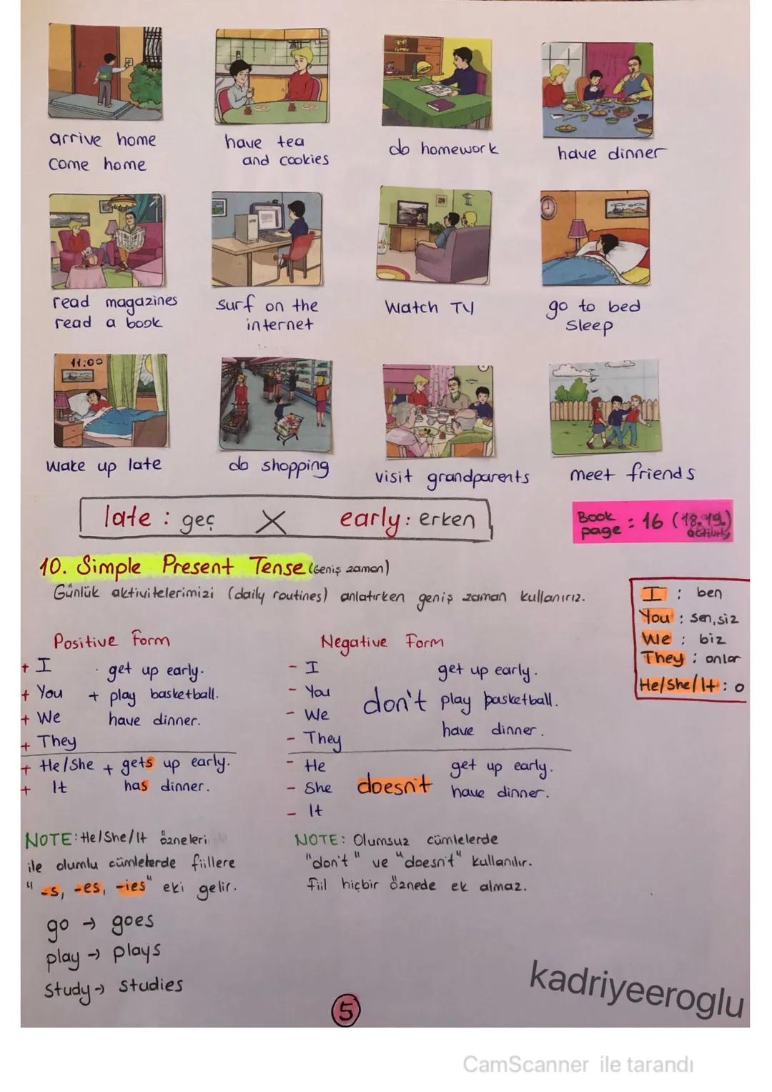 # UNIT 1-5 kadriyeeroglu
life = yaşam, hayat visit = ziyaret etmek diary = günlük
time = zaman, süre attend = katılmak (=join) Study = (der