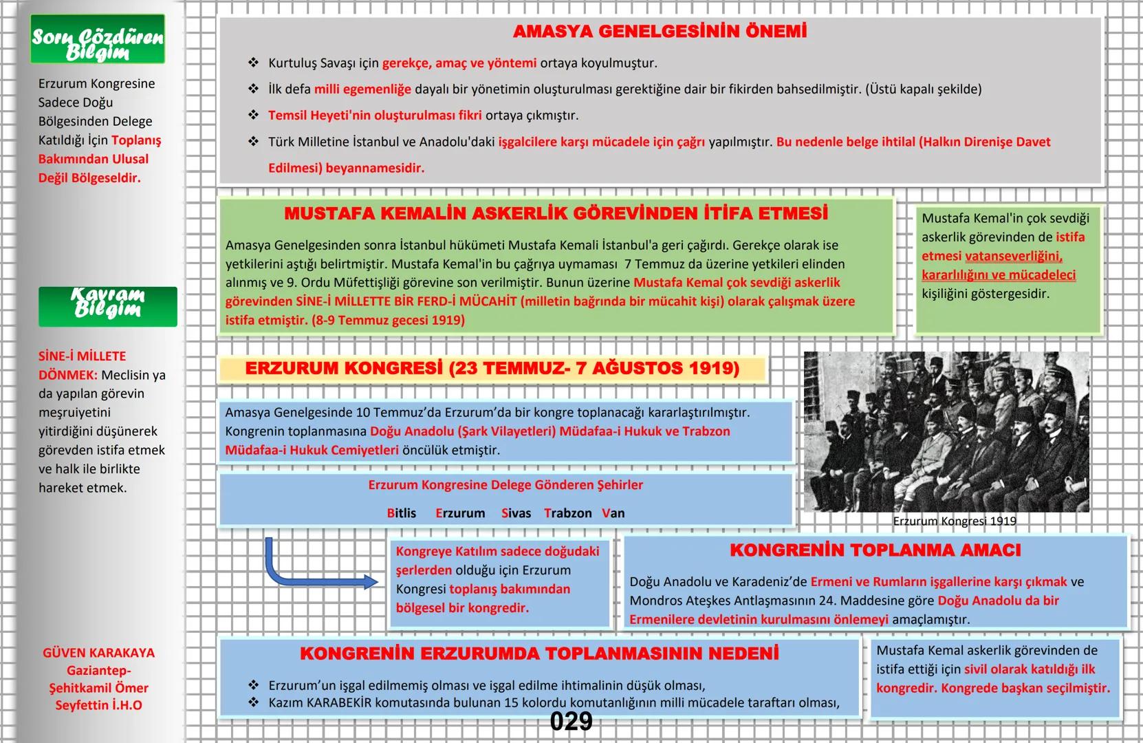 8. SINIF
T.C. İNKILAP TARİHİ VE ATATÜRKÇÜLÜK
PRATIK DEFTERİM
ANLAMAYI KOLAYLAŞTIRIR YORUMU GÜÇLENDIRIR
Türk Evladi Ecdadımı Tanıdıkça Daha B