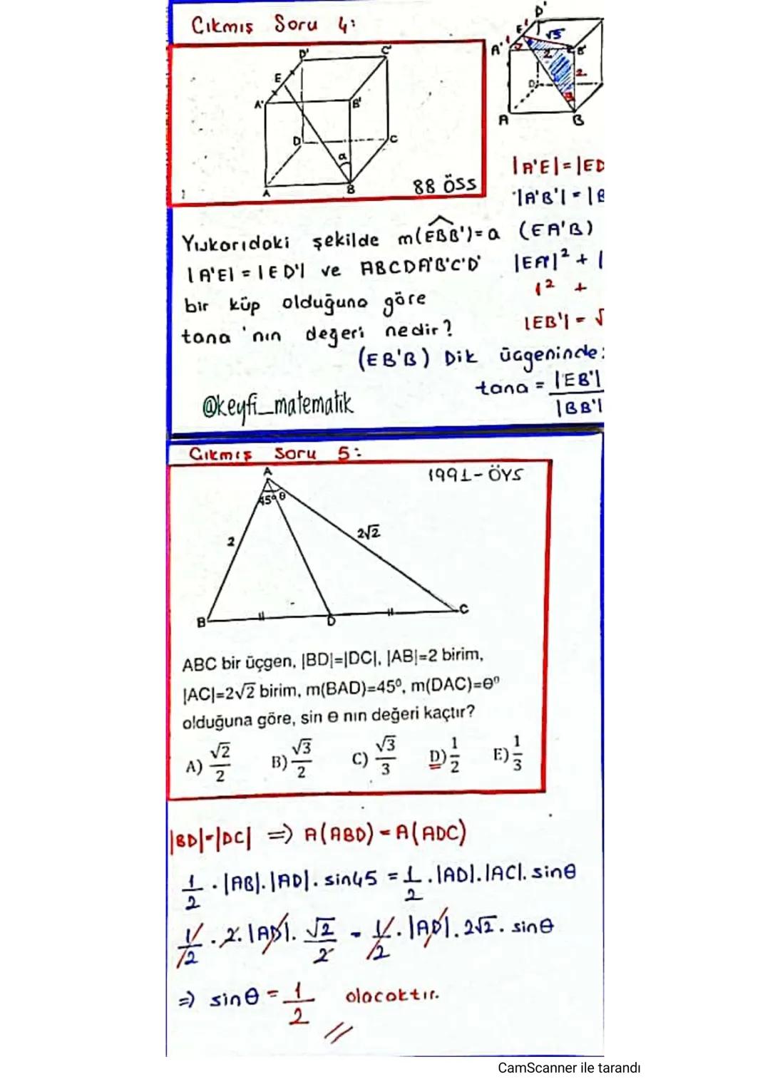 TANJANT FONKSİYONU
Ул
KOTANJANT FONKSİYONU
x=1
A10,1)
Cotos F Kotanjant
Ekseni
y=1
tana
Al1,0)
4
Tanjont
Ekseni
Birim Gember üzerinde x°
ölg