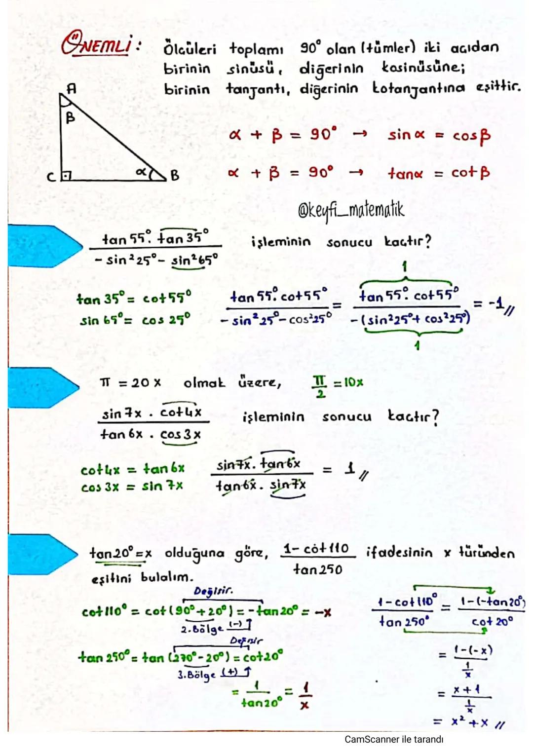 TANJANT FONKSİYONU
Ул
KOTANJANT FONKSİYONU
x=1
A10,1)
Cotos F Kotanjant
Ekseni
y=1
tana
Al1,0)
4
Tanjont
Ekseni
Birim Gember üzerinde x°
ölg