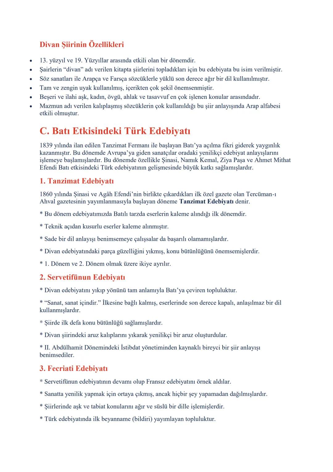 # 1. ÜNİTE
Edebiyat - Tarih İlişkisi
1. Konusunu insan ve onun yaşamından alan edebiyat ile tarih birbirinden ayrılamayacak iki alandır.