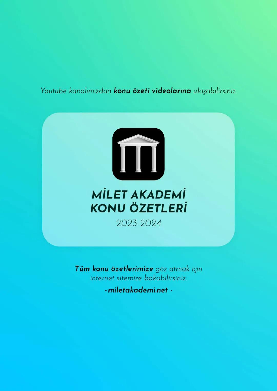 TYT Din Kültürü ve Ahlak Bilgisi